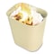 Rubbermaid Commercial 7 gal Rectangular Indoor Metal Can, Beige, Open Top, Fiberglass, 14.5 in FG254300BEIG - alternate 3